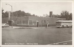 Greyhound Bus Depot Yakima, WA Postcard Postcard Postcard