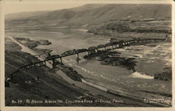 Ry. Bridge Across the Columbia River at Celilo Falls The Dalles, OR Postcard Postcard Postcard