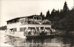 Thin Screw River Boat Tahquamenon Postcard