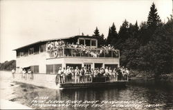 Thin Screw River Boat Tahquamenon Newberry, MI Postcard Postcard Postcard