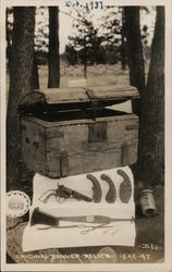 Original Donner Relics, 1846-1847 Postcard