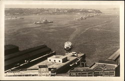 View from Seattle's Waterfront - Ships in Water Near Buildings, Shoreline View from Seattle's Waterfront - Ships in Water Near Buildings, Shoreline