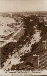 Looking South in French Quarter to Native City Postcard