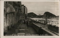 Praia Copacabana and Copacabana Palace Hotel Rio de Janeiro, Brazil Postcard Postcard Postcard