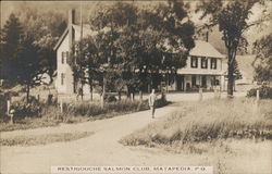 Restigouche Salmon Club Matapedia, QC Canada Quebec Postcard Postcard Postcard