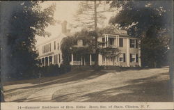 Summer Residence of Hon. Elihu Root, Secretary of State Postcard
