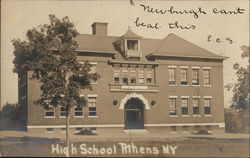 High School Athens, NY Postcard Postcard Postcard
