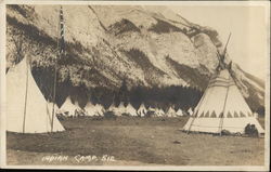 Indian Camp Postcard