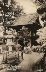 Oriental Tea Garden, Golden Gate Park Postcard