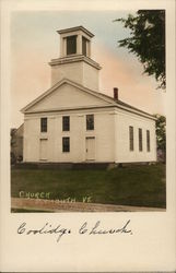 Union Christian Church Plymouth, VT Postcard Postcard Postcard