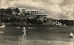 Hotel Caleta and Beach Acapulco, Mexico Postcard Postcard Postcard