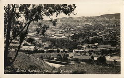 View of City from the Riviera Postcard