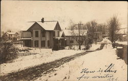 Residences in Snow Griffins Corners, NY Postcard Postcard Postcard