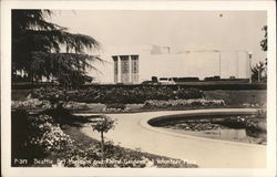 Seattle Art Museum and Floral Gardens at Volunteer Park Washington Postcard Postcard Postcard