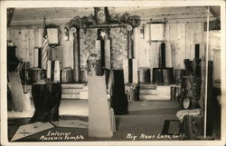 Interior Masonic Temple Postcard