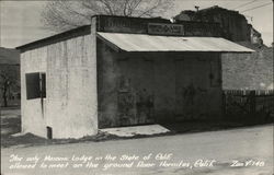 Masonic Lodge Postcard