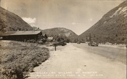 Crawford Notch State Park - Mts. Willey, Willard and Webster Postcard