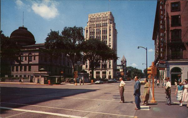 Washington Street Looking West South Bend Indiana