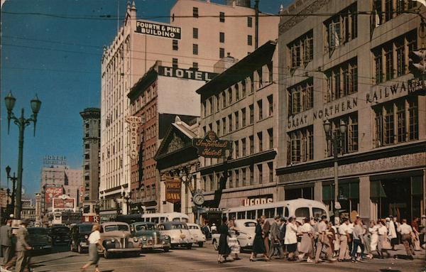 Fourth Avenue at Union Seattle Washington