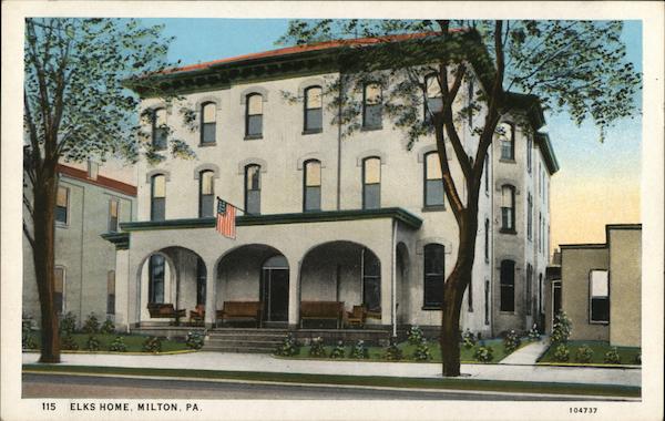 Elks Home Milton Pennsylvania