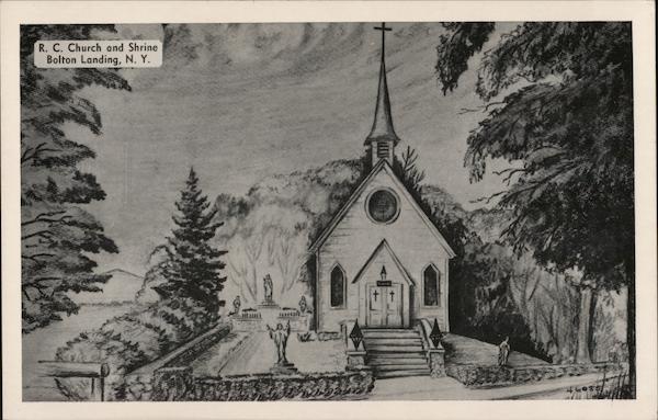 R. C. Church and Shrine Bolton Landing New York