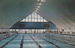 Heated Indoor Swimming Pool Postcard