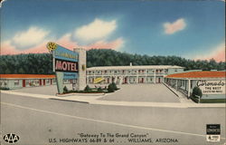 El Coronado Motel Williams, AZ Postcard Postcard Postcard