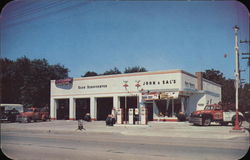 John & Sal's Automotive Service Postcard