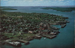 The Waterfront at Eastport, Easternmost City of the U.S. Postcard