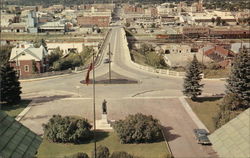 Central Avenue Leads into the Heart of Downtown Prince Albert, SK Canada Saskatchewan Postcard Postcard Postcard