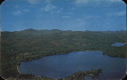 View of Basin Bay and the Majestic Adirondacks Lake George, NY Postcard Postcard Postcard