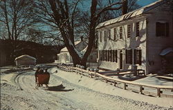 Winter Comes to the Homestead Postcard