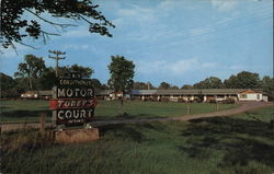 Tobey's Motor Court Postcard