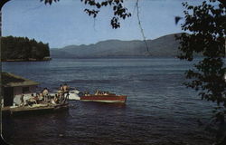 View Into "Northwest Bay," Bolton Landing Lake George, NY Postcard Postcard Postcard