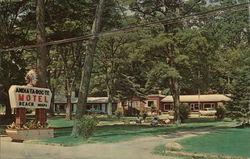 Andia-Ta-Roc-Te Motel, Lake George Postcard