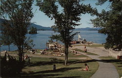 Huletts Landing on Lake George Postcard