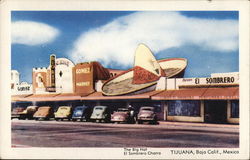 The Big Hat - El Sombrero Charro Tijuana, Mexico Postcard Postcard Postcard