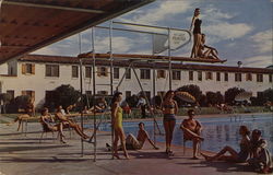 New Glamorous Swimming Pool Postcard