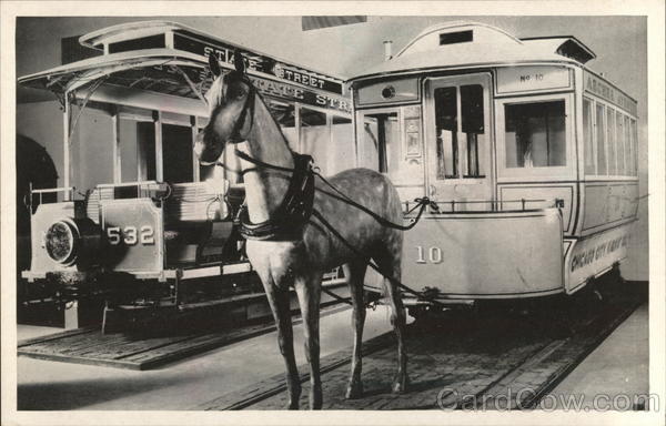 Old Street Cars, The Museum of Science and Industry Chicago Illinois