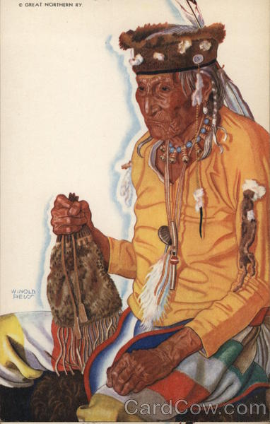 Lazy Boy, Blackfeet Medicine Man Native Americana