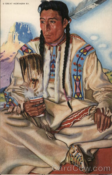 Middle Rider Native Americana