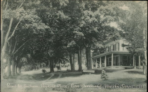 Road to Sachem, Hopkins Place, Lake Waremaug Warren Connecticut