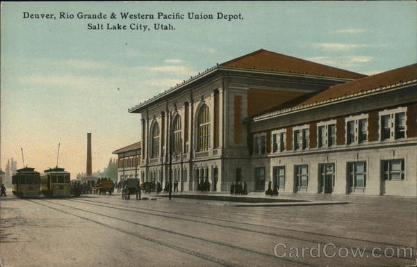 Denver, Rio Grande & Western Pacific Union Depo Salt Lake City Utah