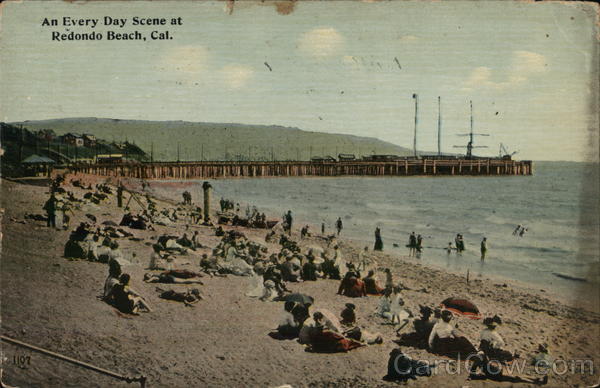 Beach Scene Redondo Beach California