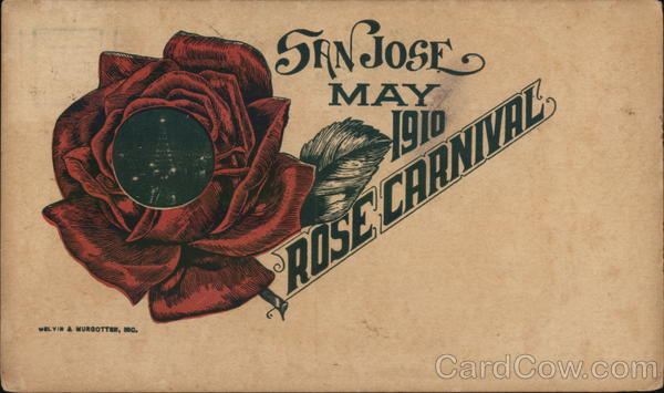 Rose Carnival May 1910 San Jose California
