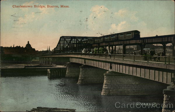 Charlestown Bridge Boston Massachusetts