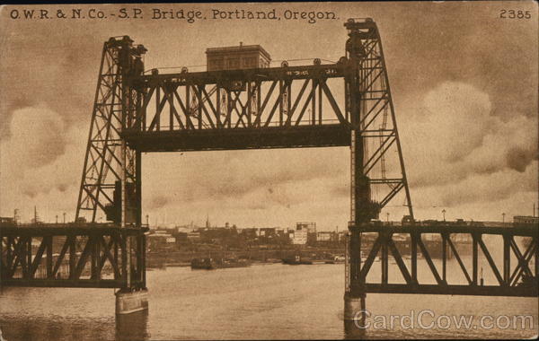 O.W.R. & N. Co. - S.P. Bridge Portland Oregon