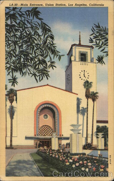 Union Station - Main Entrance Los Angeles California