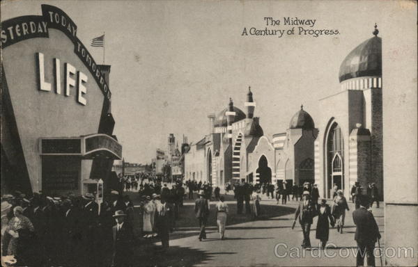 The Midway - A Century of Progress 1933 Chicago World Fair