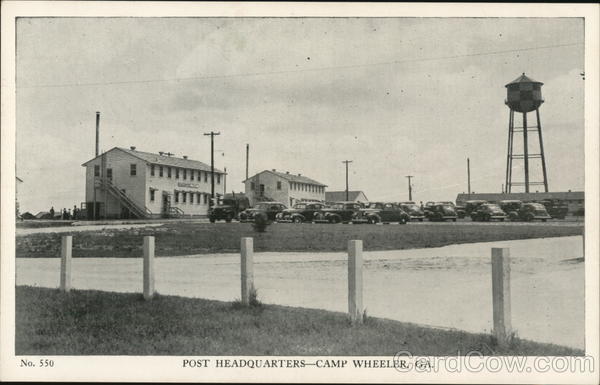 Post Headquarters, Camp Wheeler Macon Georgia